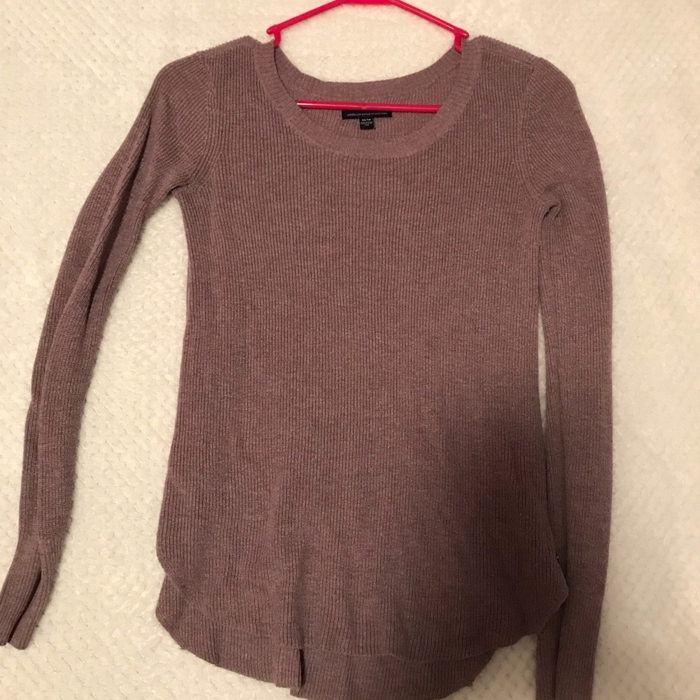 Purple American eagle sweater